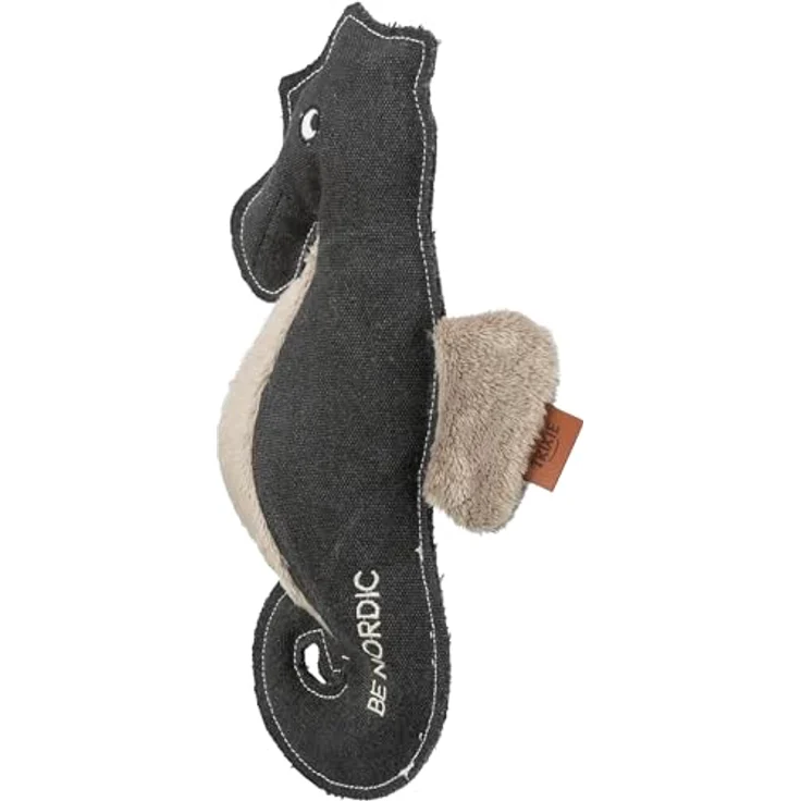 TRIXIE Be Nordic Plüschtiere für Hunde Seepferdchen Ida – maritimes Kuscheltier für Hunde zum Spielen und Kuscheln – robust & langlebig - 36060 – Bild 2