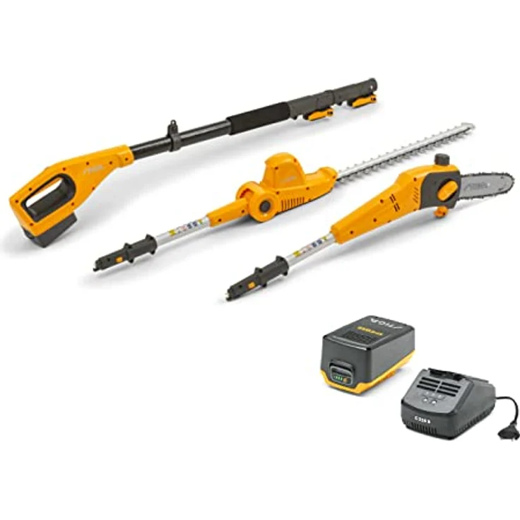 STIGA Multitool MT 100e Kit, Heckenschere und Baumschere mit Teleskopauszug, Für große Höhen und einfaches, schnelles Arbeiten, Inkl. Akku und Ladegerät – Bild 1