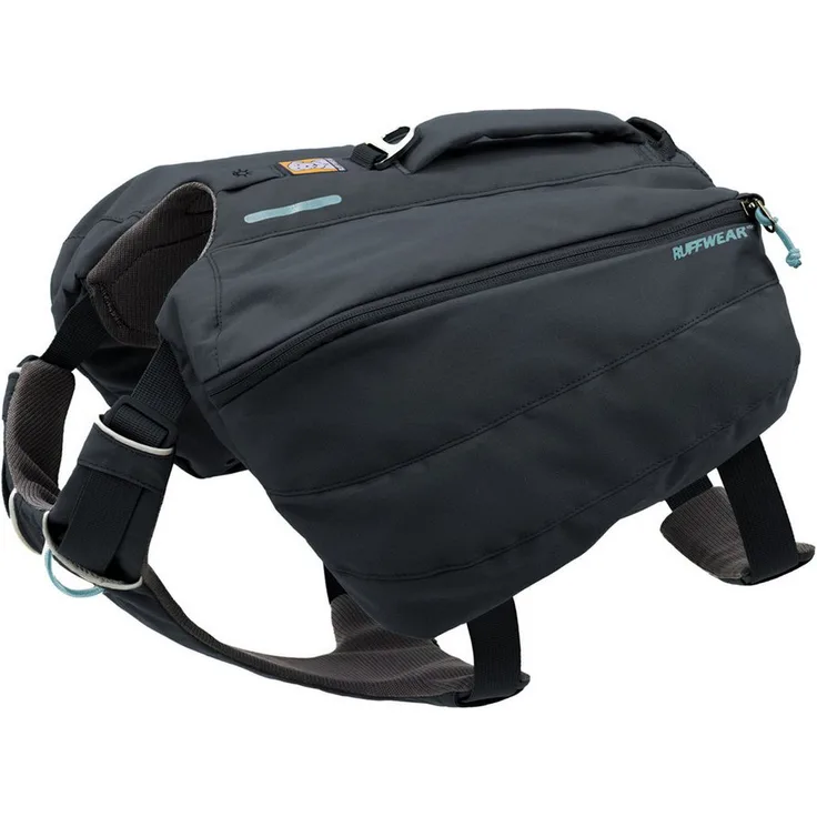 Ruffwear Hunde-Powergeschirr FRONT RANGE™ Day Pack 50601-042, Tagesrucksack mit Gewichtsverteilung, Basalt Gray