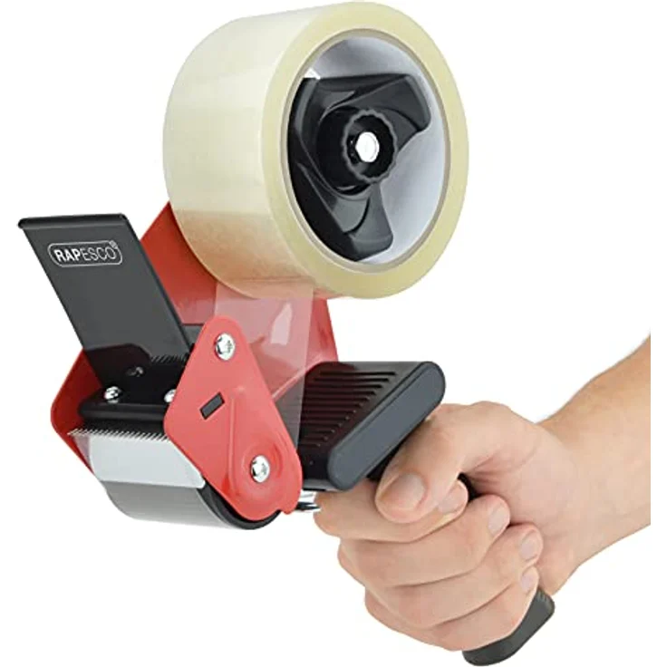 RAPESCO Handabroller 960 für Verpackungsklebeband, schwarz - Preisvergleich – Bild 2