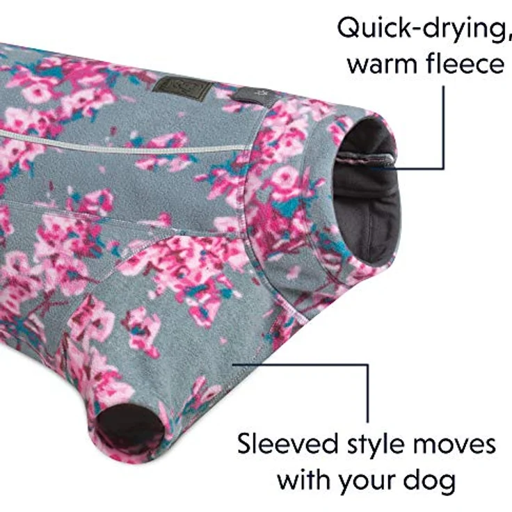 RUFFWEAR Climate Changer Jacket, Warmer und vielseitiger Hundemantel mit Polyesterärmeln für Klares, Kaltes Wetter, Blossom, Large – Bild 3
