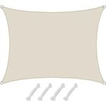 AMANKA 98% UV Schutz: Sonnensegel Wasserdicht 1,5x2m - Sonnensegel für die Terrasse Segeltuch Sonnenschutz Schattenspender Garten Sonnenschutz Sonnensegel Outdoor Sonnensegel Balkon Segel für Terrasse