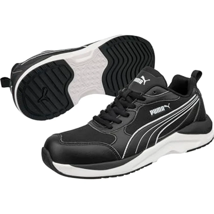 Puma Safety SHIFT Low 647700 S3S HRO SR, Sicherheitshalbschuh in Weiß/Schwarz, Größe 45 – Bild 2