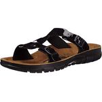 BIRKENSTOCK Schuhe Sofia Birko-Flor Weichbettung Schmal Black Patent (263183) 37 Schwarz