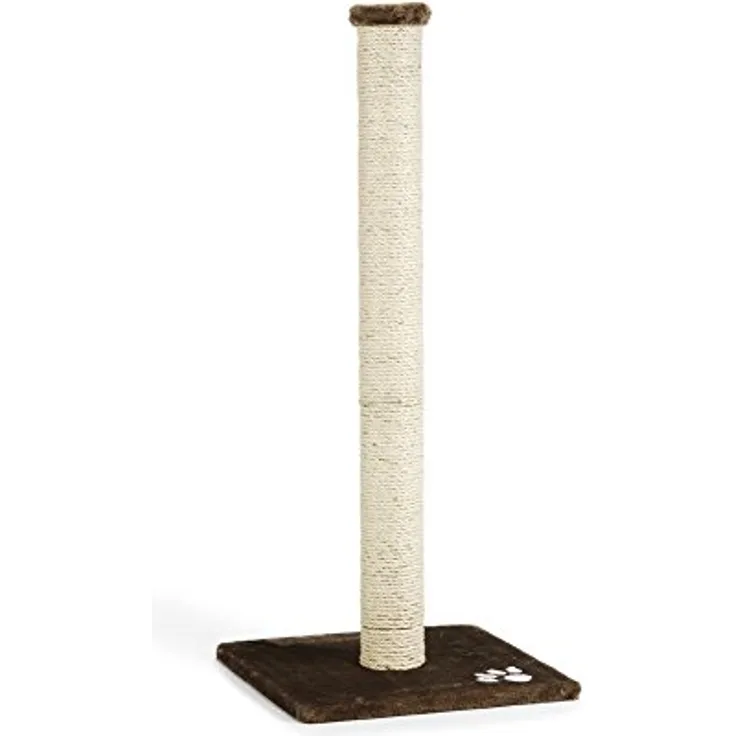 Beeztees Kratzbaum Gina XL braun, 40 x 40 x 90 cm, mit Stoff und Kratzbaume