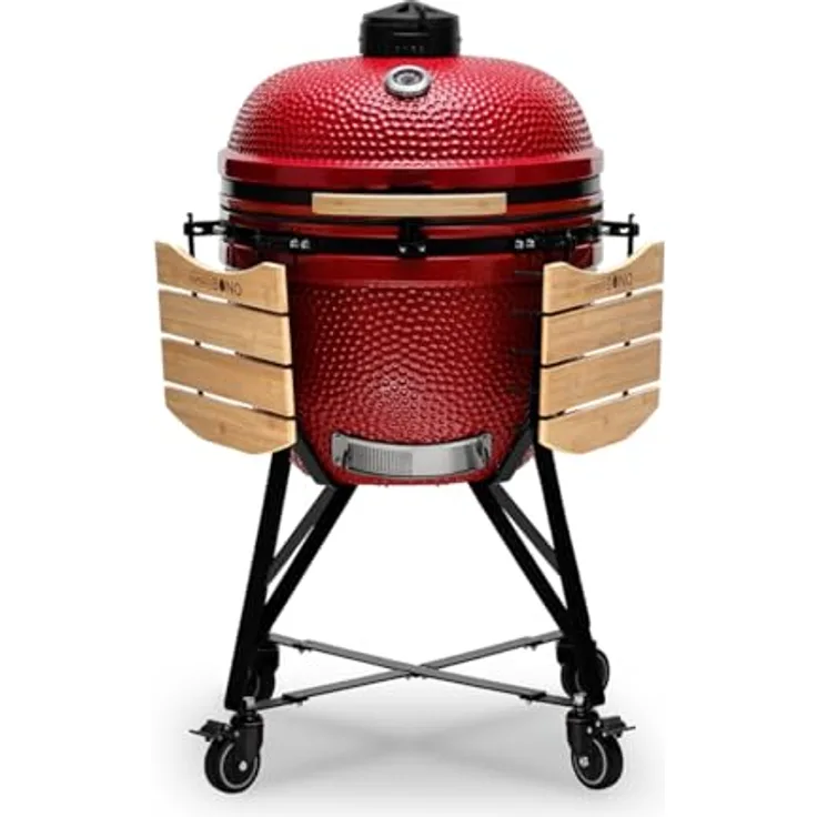 Kamado Bono, Holzkohlegrill, Limited  25" (64cm) - rot