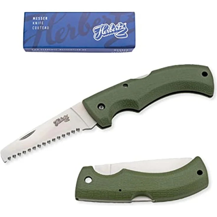 Herbertz Klappsäge aus rostfreiem 3Cr13 Stahl, robuste Back-Lock Arretierung, 21.6 cm, Outdoor-Handsäge für Garten, Camping oder Wandern – Bild 3