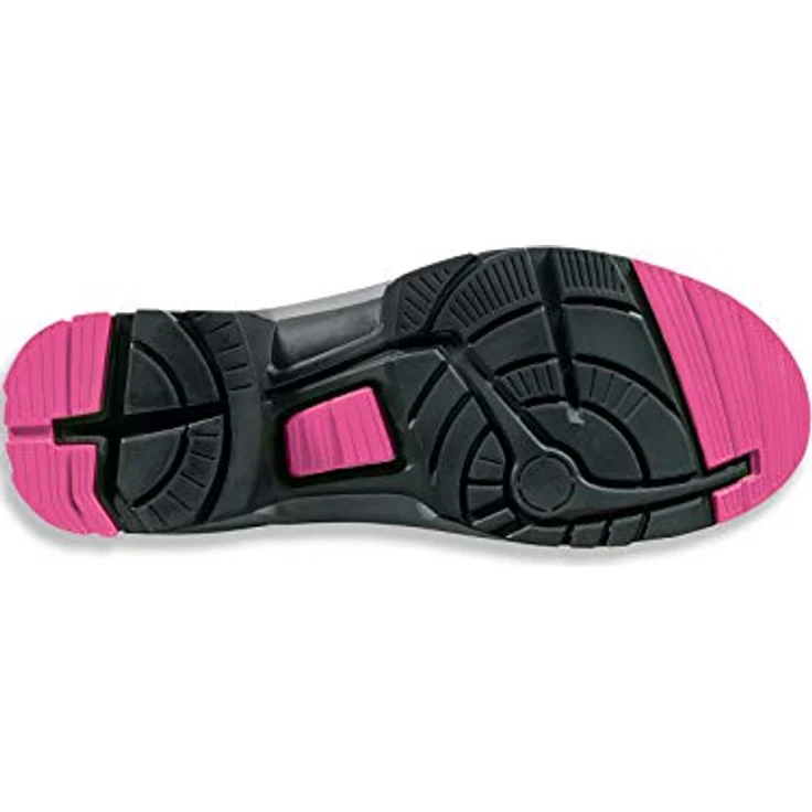 Uvex ladies Sicherheits-Halbschuh gel, Gr. 35 W11 S1 ESD, atmungsaktiv, grau/pink, mit metallfreier Zehenschutzkappe und doppeltem Klettverschluss – Bild 2