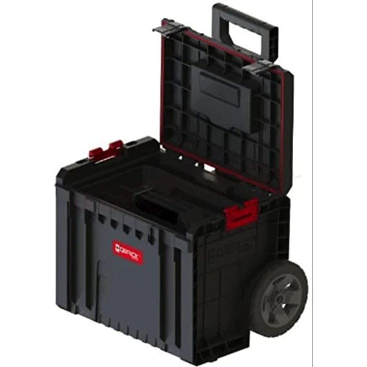 Qbrick System PRO Cart, Werkzeugtrolley mit Teleskopgriff und 28 l Fassungsvermögen, Kunststoffgehäuse – Bild 2