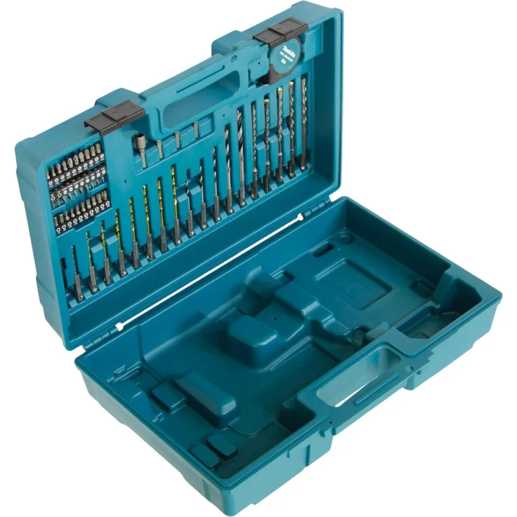 Makita 183W49-4 Werkzeugkoffer mit 65-tlg. SDS-plus Zubehörset, Transportkoffer 480 x 320 x 140 mm