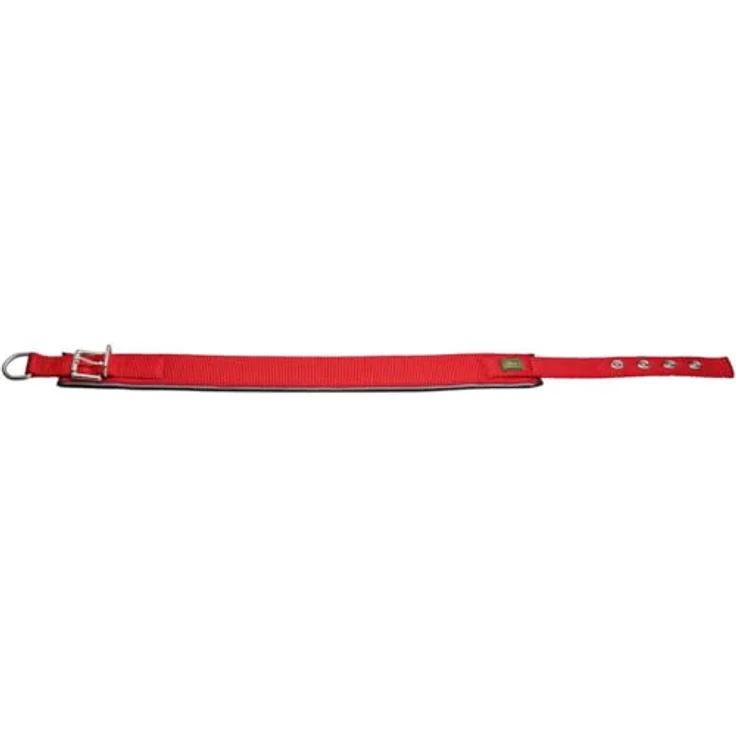 Hunter Hunde-Halsband Neopren Reflect rot-schwarz L – Bild 2