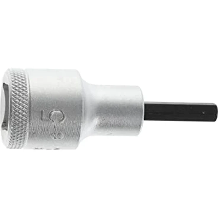 Gedore Bit- und Steckschlüsselset 1/2″ Innen-6-kant, Schraubendrehereinsatz 5 mm, Schwarz – Bild 5