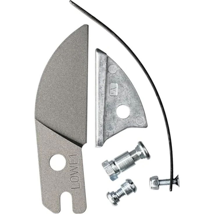 Original Löwe Ersatzteilset 1.007 Ersatzteile für Amboss Gartenschere - 5 teiliges Set aus Ersatzklinge Ersatzamboss Ersatzfeder und Schrauben für Ambossscheren 1.101 1.102 1.104 1.107 1.109 mittelgroß – Bild 2
