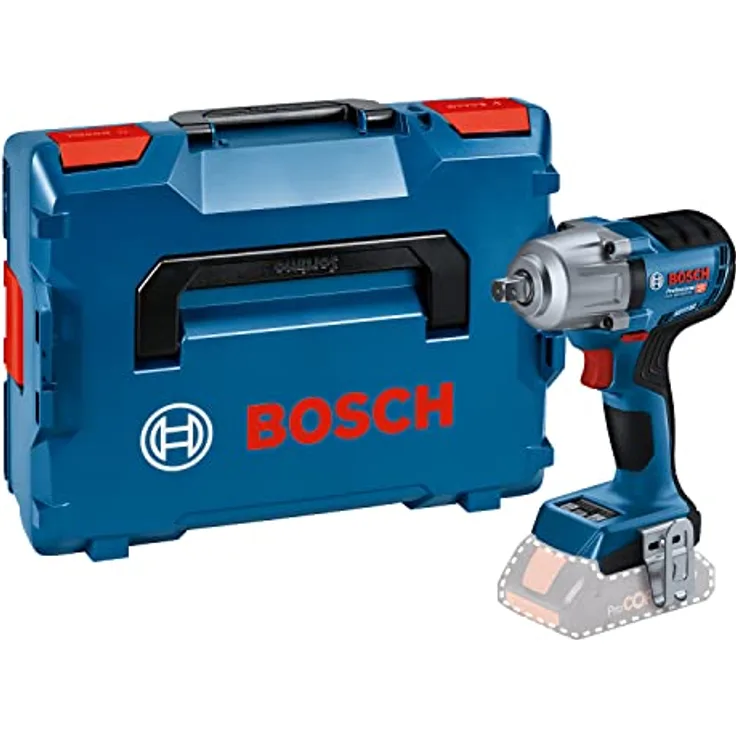 Bosch Professional 18V System Akku Drehschlagschrauber GDS 18V-450 PC, Anziehmoment 450 Nm, Losbrechmoment 800 Nm, inkl. Bluetooth Low Energy Modul GCY, L-BOXX (ohne Akku/Ladegerät)