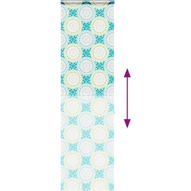 vidaXL Duschrollo mit Kassette 60x240 cm, wasserfestes PEVA, mit Kettenverbinder und Aluminiumoberfolie – Bild 4