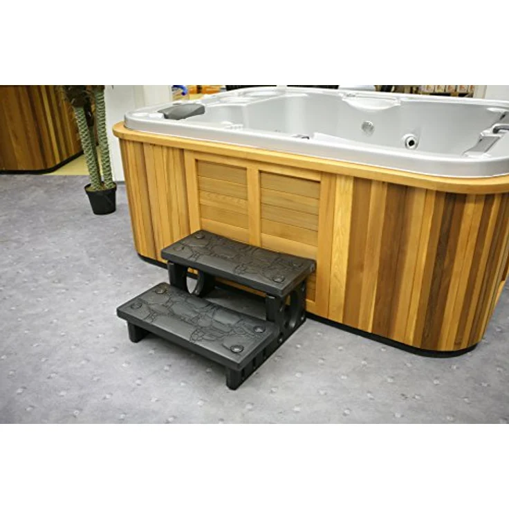 Kunststoff Doppelstufe für Whirlpools 69x63x34cm – Bild 3