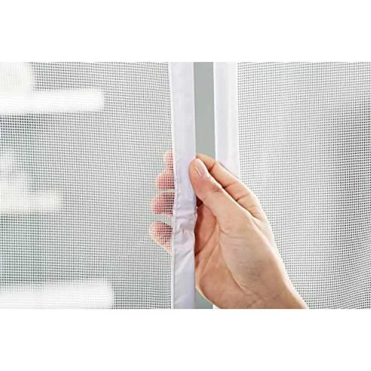 empasa Fliegengitter Magnet Lamellenvorhang 'DELUXE' Magnetvorhang Türvorhang Insektenschutz Vorhang ideal für die Balkontür oder Terrassentür 100 x 220 cm – Bild 5
