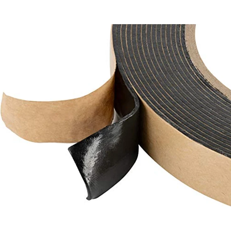 Poppstar doppelseitiges Butyl Klebeband (5m x 15mm x 1,6mm) Dichtband selbstklebend schwarz - Preisvergleich – Bild 3