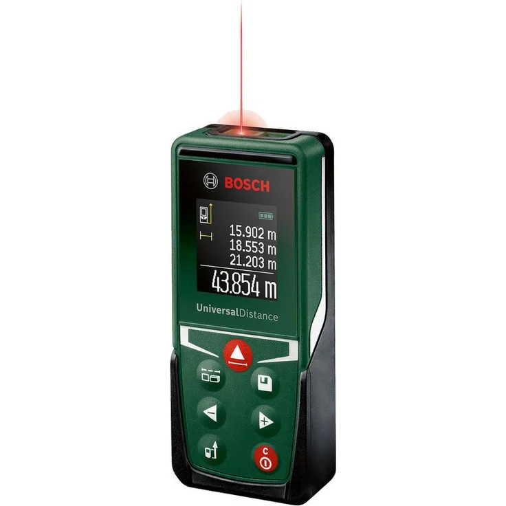 BOSCH UniversalDistance 50, Digitaler Laser Entfernungsmesser - im Karton, Messbereich bis zu 50 m, hochwertiges Farbdisplay - Preisvergleich – Bild 1
