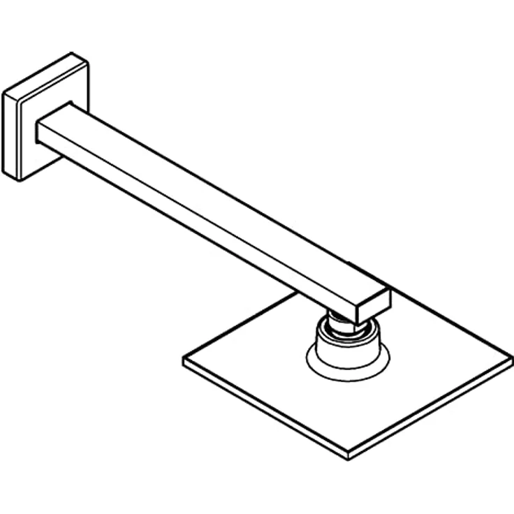 GROHE Euphoria Cube 152, Kopfbrauseset mit 286mm Brausearm, 1 Strahlart, 8 l/min, Chrom – Bild 3