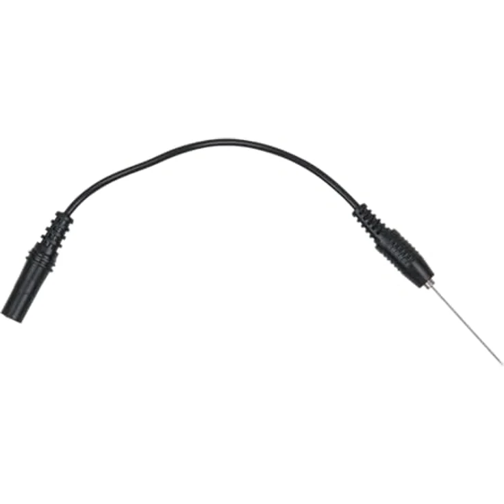 KS Tools Multimeter mit 4 mm Eingangsbuchse, isolierte nadelförmige Prüfspitze für bis zu 24V, schwarz – Bild 2
