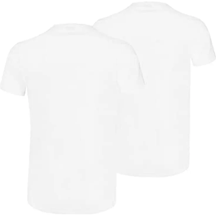PUMA Poloshirt Puma Crew Tee, 2er Pack, schwarz/weiß, 100% Baumwolle, sehr bequem und pflegeleicht – Bild 2