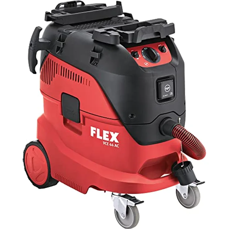Flex Sicherheitssauger VCE 44 M AC (Nass-/Trockensauger, automatische Filterabreinigung, Behälter 42 l, Klasse M, Leistung 1200 Watt, Volumenstrom 4500 l/min) 444170