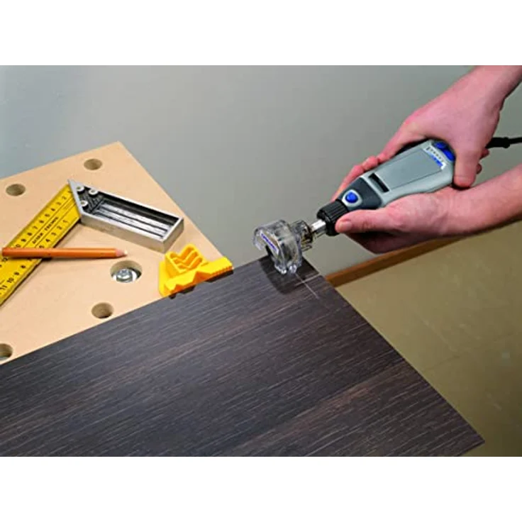 Dremel 546 Kreissägeblattern (Zubehörsatz für Kreissägevorsatz 670 mit 2 Trennscheiben 31,8mm zum Schneiden und Trennen von Holz, Laminate, Spanplatten, Sperrholz) – Bild 5