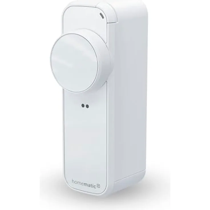 Homematic IP Türschlossantrieb – pro, weiß, Smart Lock mit permanenter Türüberwachung, einfache Nachrüstung, steuerbar per App, Alexa & Google Home, 161671A0