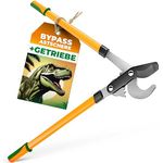 GRÜNTEK Getriebe-Astschere T-REX 765 mm, scharfe Bypass Baumschere, 2-Fach höhere Kraftübertragung Dank Doppel-Gear-Drive Schneidsystem, mit 100 Tage - Zufriedenheits-Garantie