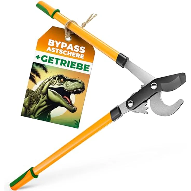 GRÜNTEK Getriebe-Astschere T-REX 765 mm, scharfe Bypass Baumschere, 2-Fach höhere Kraftübertragung Dank Doppel-Gear-Drive Schneidsystem, mit 100 Tage - Zufriedenheits-Garantie – Bild 1
