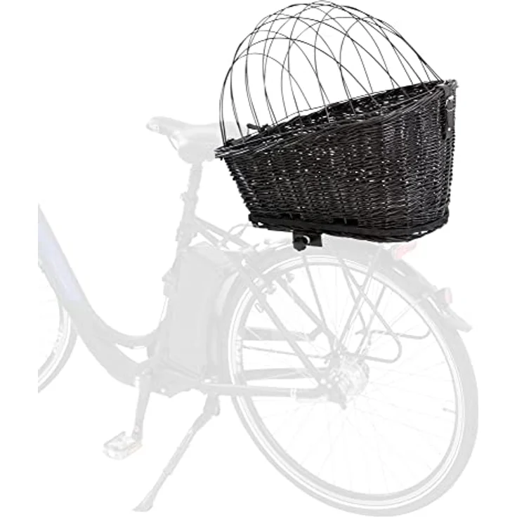 Trixie Fahrradkorb mit Gitter 35x49x55 cm schwarz – Bild 3