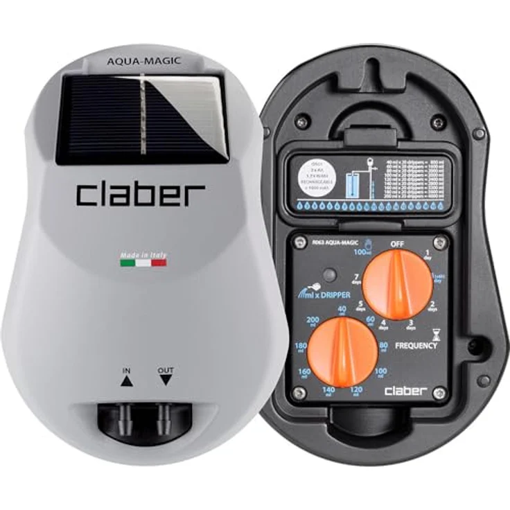 Claber 8063 aqua-magic System, schwarz/orange/grau Bewässerungszubehör – Bild 3