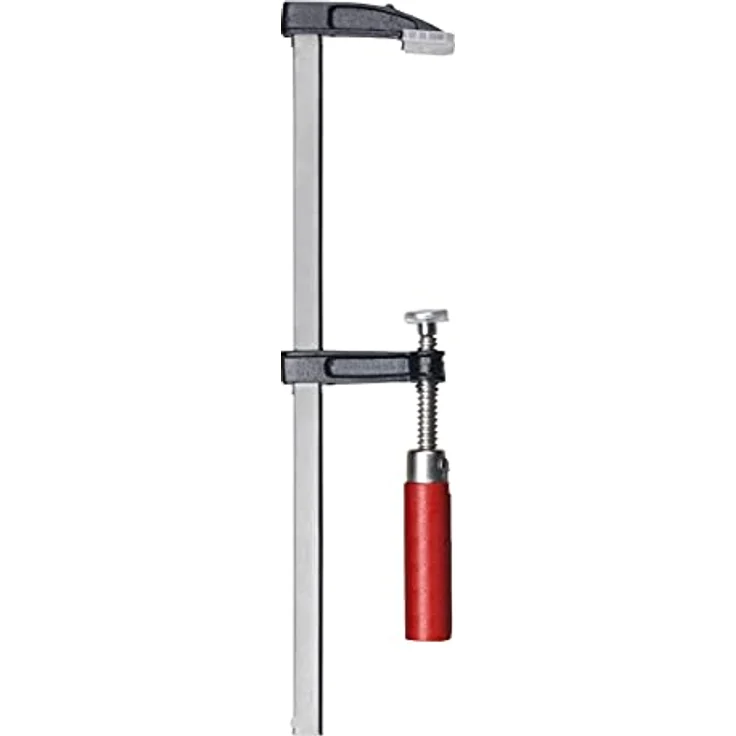 kwb Schraub-Zwinge 50 mm x 300 mm Andruckplatte m. Kunststoffschutz, Holz-Griff – Bild 3