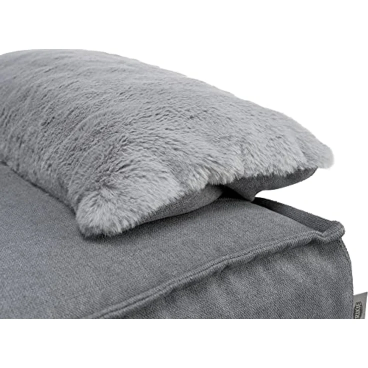 Sofa Liano, eckig 100 60 cm, grau – Bild 4