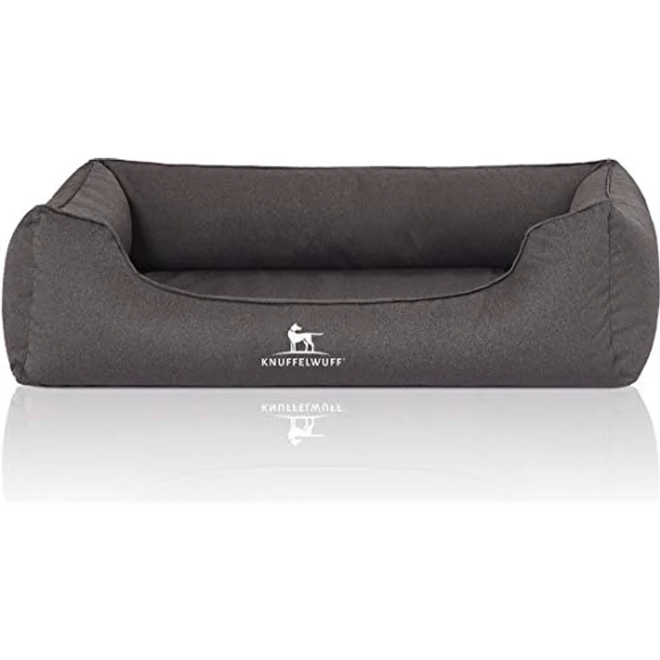 Knuffelwuff orthopädisches wasserabweisendes Hundebett Leon anthrazit XXL – Bild 2