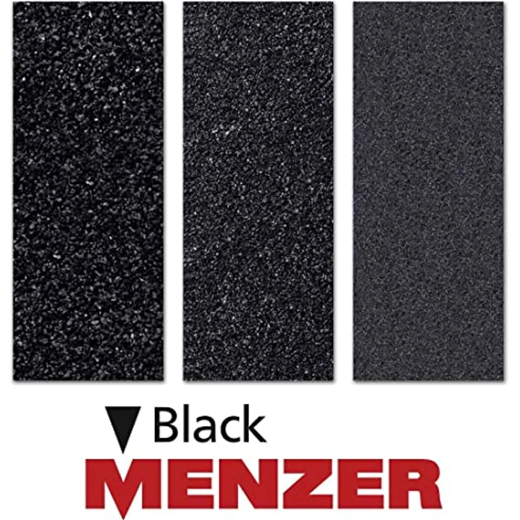 MENZER Black Klett-Schleifscheiben, Ø 125 mm 8-Loch, für Exzenterschleifer, Siliciumcarbid (50 Stk.) K40 – Bild 2
