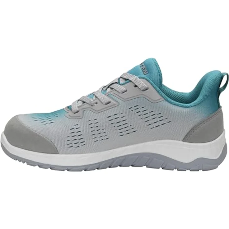 ELTEN LUANA grey-turquoise Low ESD S1 Sicherheitsschuh mit TPU/PU Sohle MAXXIMO – Bild 3