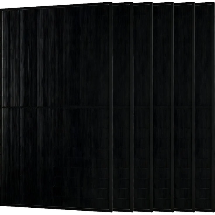 JA SOLAR JAM60D41-500/LB Solarmodul 500W N-Type Bifazial, 22.6% Effizienz, monokristallin, schwarzes Doppelglas, IP68