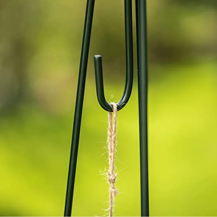 Windhager Rankturm Pyramide faltbar, Ranksäule für Kletterpflanzen, Rankhilfe, Rankstütze, Rosenpyramide, 110 cm, grün, 07592 – Bild 5