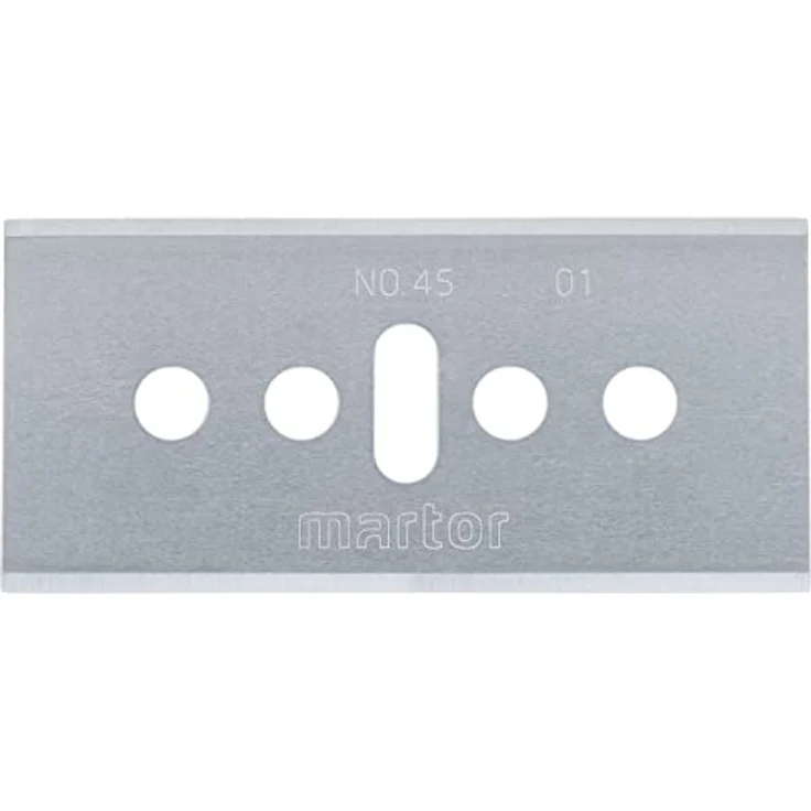 MARTOR 10 x INDUSTRIEKLINGE, Ersatzklingen Cuttermesser, Sicherheitsmesser, 18,4 mm, Scharf, 4-fach Nutzbar, NR. 45 – Bild 1