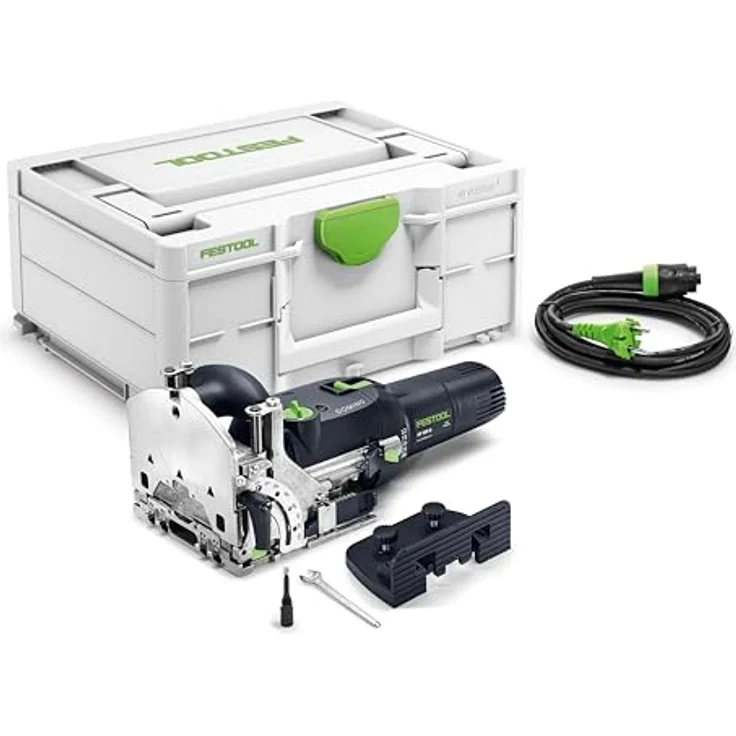 Festool Dübelfräse DF 500 RQ-Plus, 420 Watt, 25.500 U/min, inkl. DOMINO Fräser D 5, kompakt und präzise – Bild 1