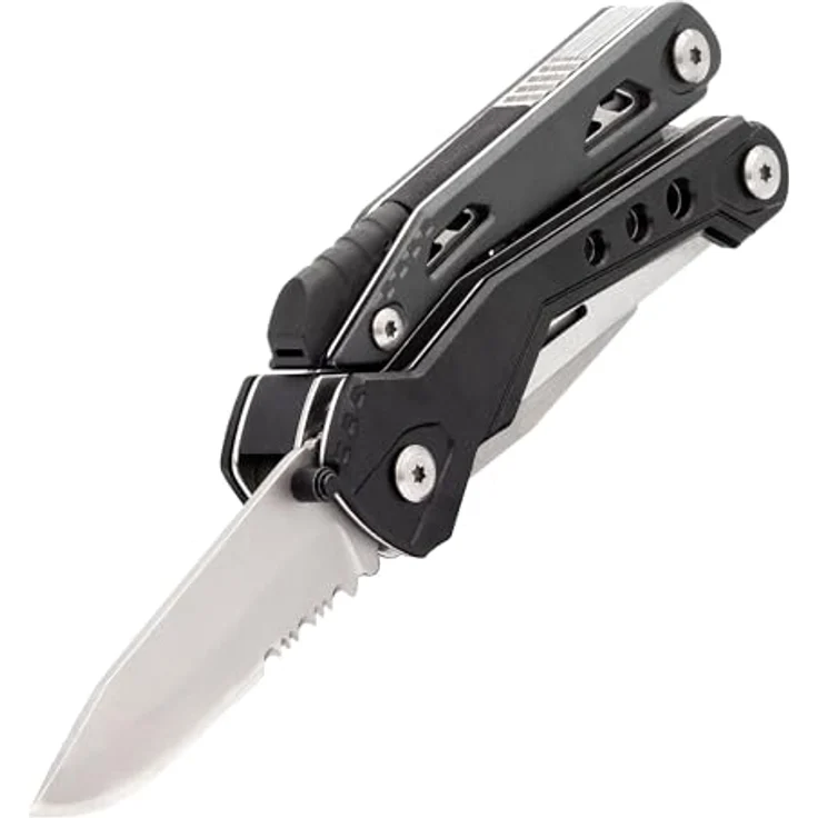 True Utility Fireranger Multitool - Mehrzweckmesser mit 70-mm-Klinge, 10 Funktionen und strapazierfähiger Tragetasche für Outdoor, Camping und Heimwerken – Bild 2
