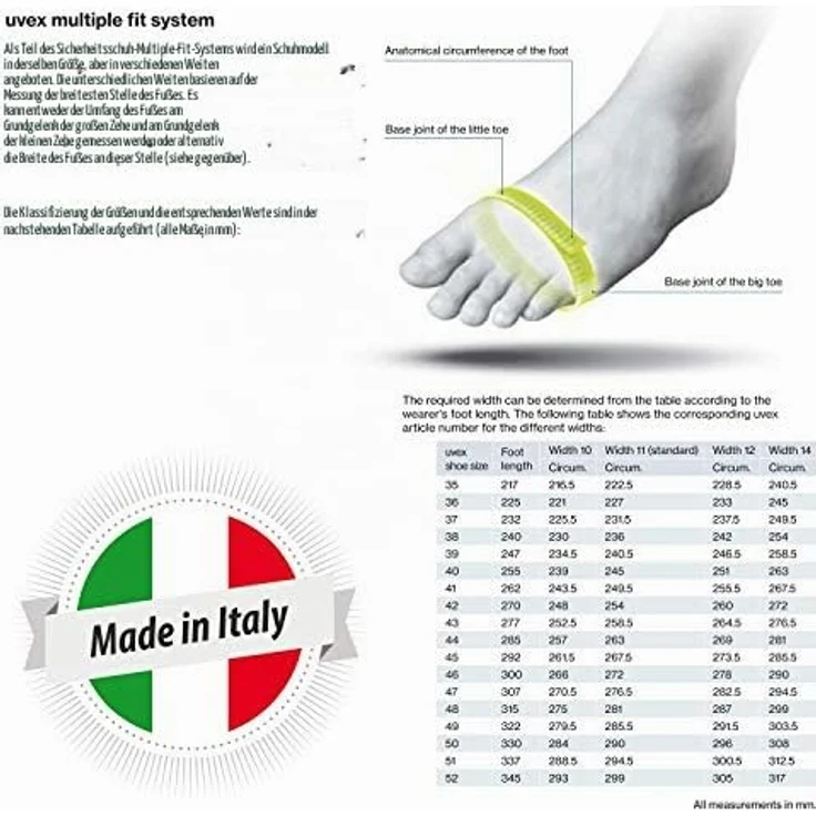 Uvex uvex 1 sport Sicherheitshalbschuhe S1 SRC, Textil, schwarz, rutschhemmende uvex xenova Zehenkappe, Klimakomfortfußbett – Bild 6