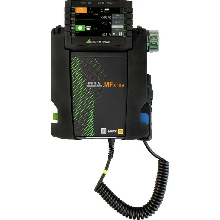 Gossen Metrawatt PROFiTEST MF XTRA VDE-Prüfgerät, Spannungsprüfer mit Kontextsensibles Farbgrafikdisplay, 50.000 Datensätze Speicher, Elektroprofi-Prüfumfang – Bild 1