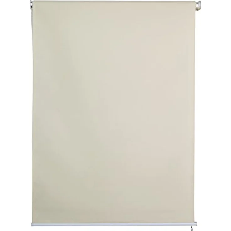 Jet-Line Sichtschutzrollo Außenrollo Sonnenschutz Windschutz Outdoorrollo Terrasse Zimmer Garten Fenster Balkon Garten Windschutzrollo 1.0 x 2.3 m in beige – Bild 10