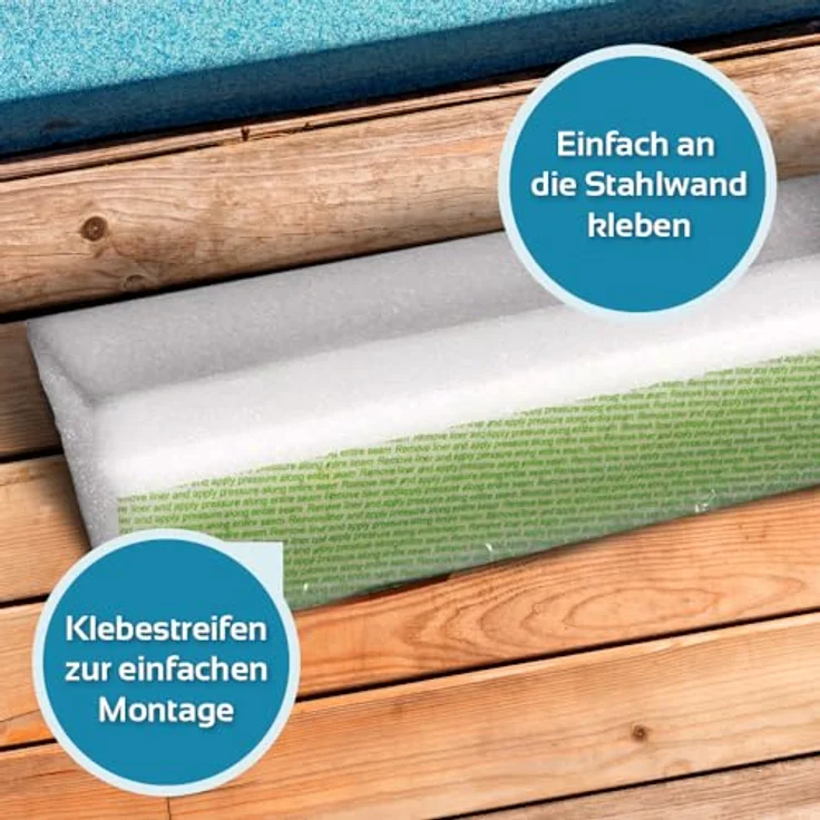 INTERLINE Eckeinlagen für 8,00 x 4,00 m Ovalbecken – Bild 5