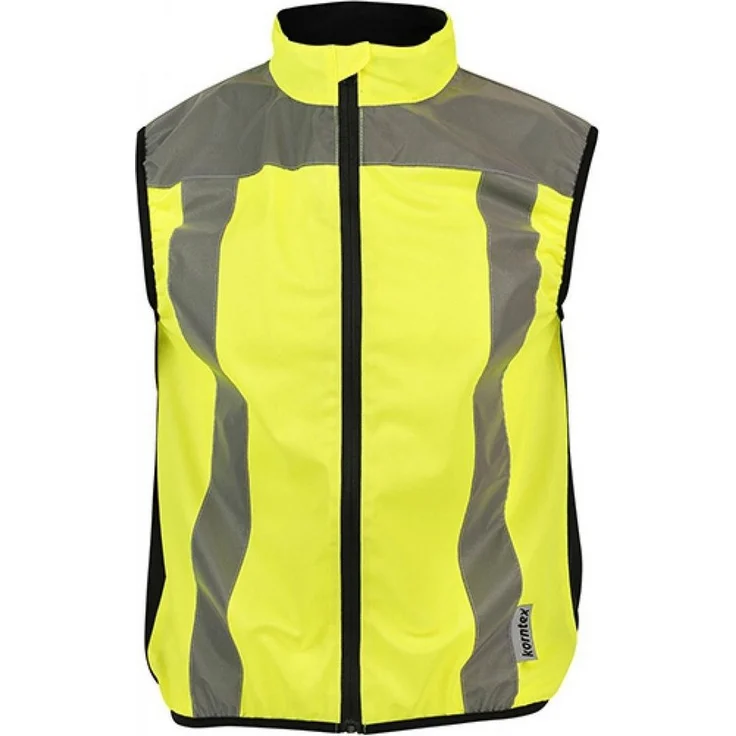 korntex Warnweste Mobility Vest, EN ISO 20471:2013 + A1:2016, hochsichtbar mit reflektierenden Streifen, waschbar bis 40 °C