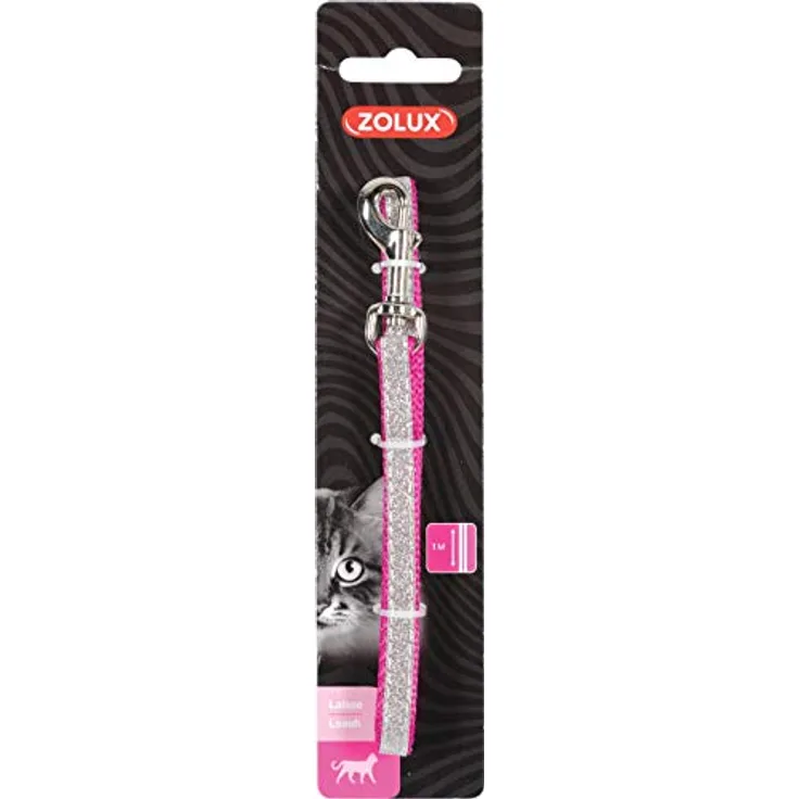 Zolux Shiny Hundeleine, Nylon, Rosa