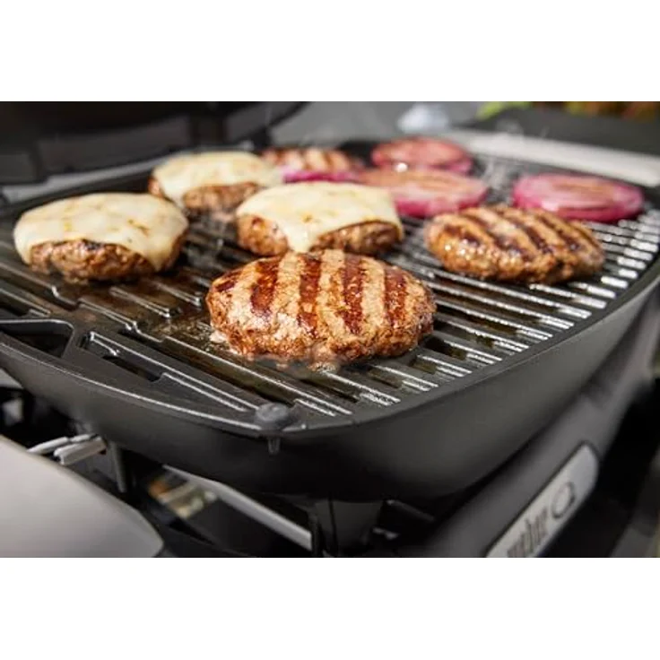 Weber Gasgrill Q1200N, kompakter Grill mit porzellanemailliertem Guss-Grillrost und Fettauffangschale, schwarz – Bild 16